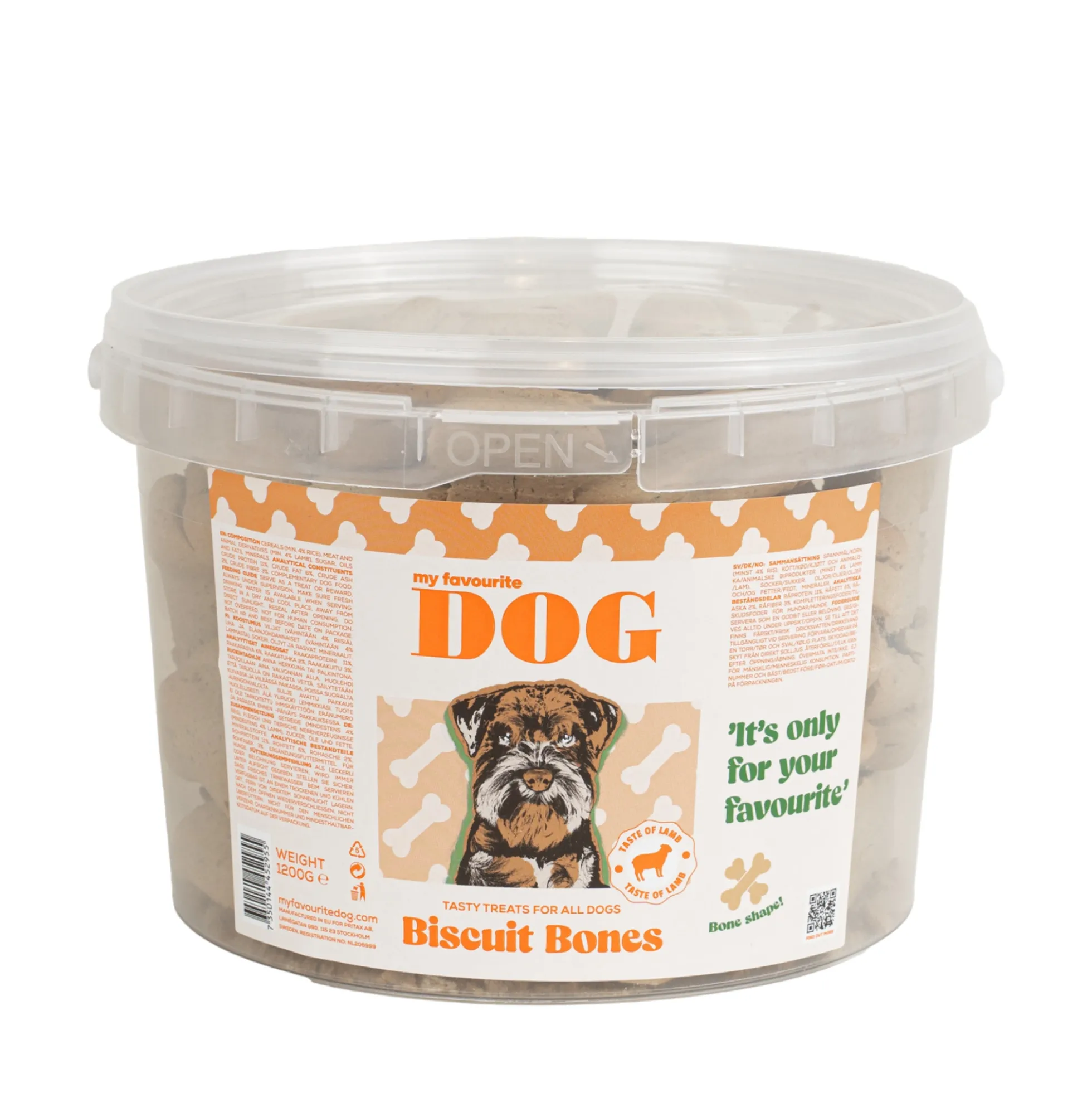 My favourite DOG Biscuit Bones Lamb