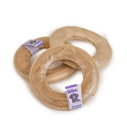 My favourite DOG Pressed Rawhide Ring Natural