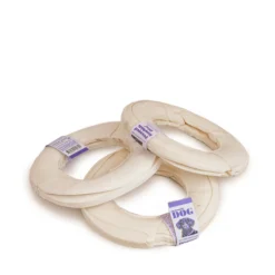 My favourite DOG Pressed Rawhide Ring White