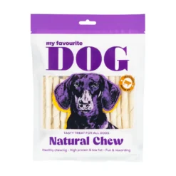 My favourite DOG Twisted Rawhide Sticks Plain