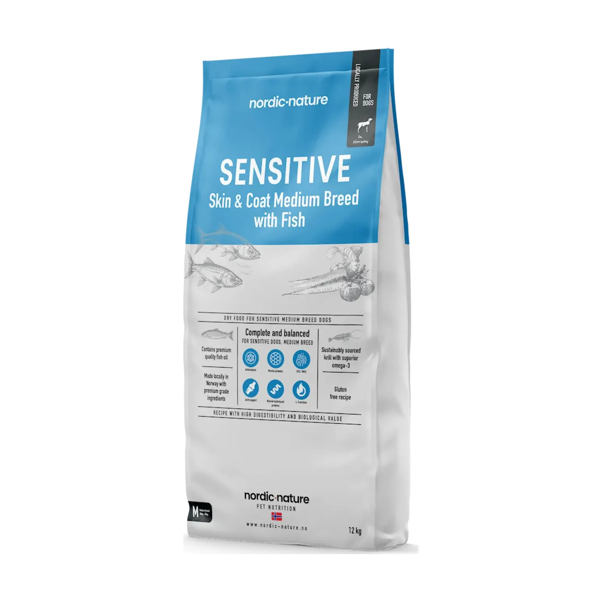 Nordic Nature Sensitive Skin & Coat Fish Medium Breed