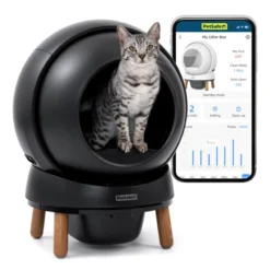 PetSafe ScoopFree SmartSpin Self-Cleaning Kattlåda Svart