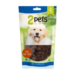 2pets Dogsnack Mini Cubes Deer