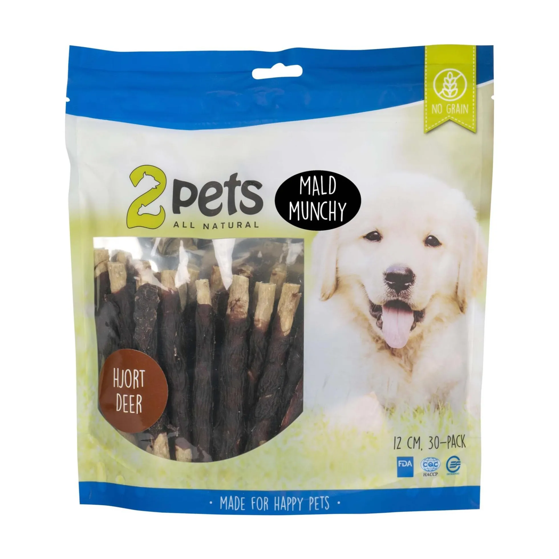 2pets Tuggpinnar Mald 30-pack Hjort