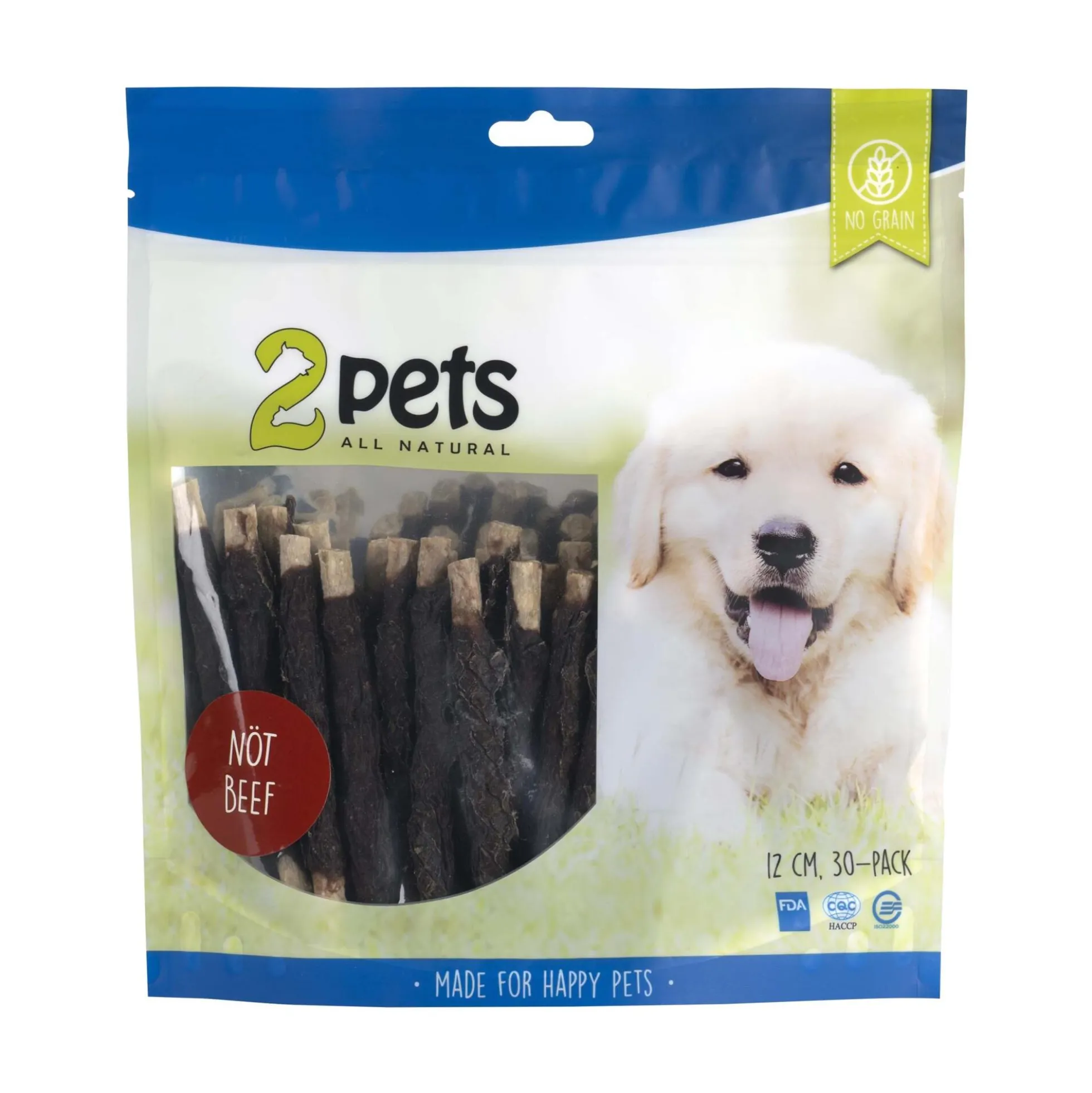 2pets Tuggpinnar Mald 30-pack Nöt