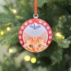 Plenty Gifts Juldekoration med Kattmotiv Merry Christmas
