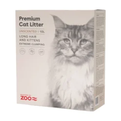 Selected by ZOO Premium Cat Litter Unscented Long Hair & Kitten