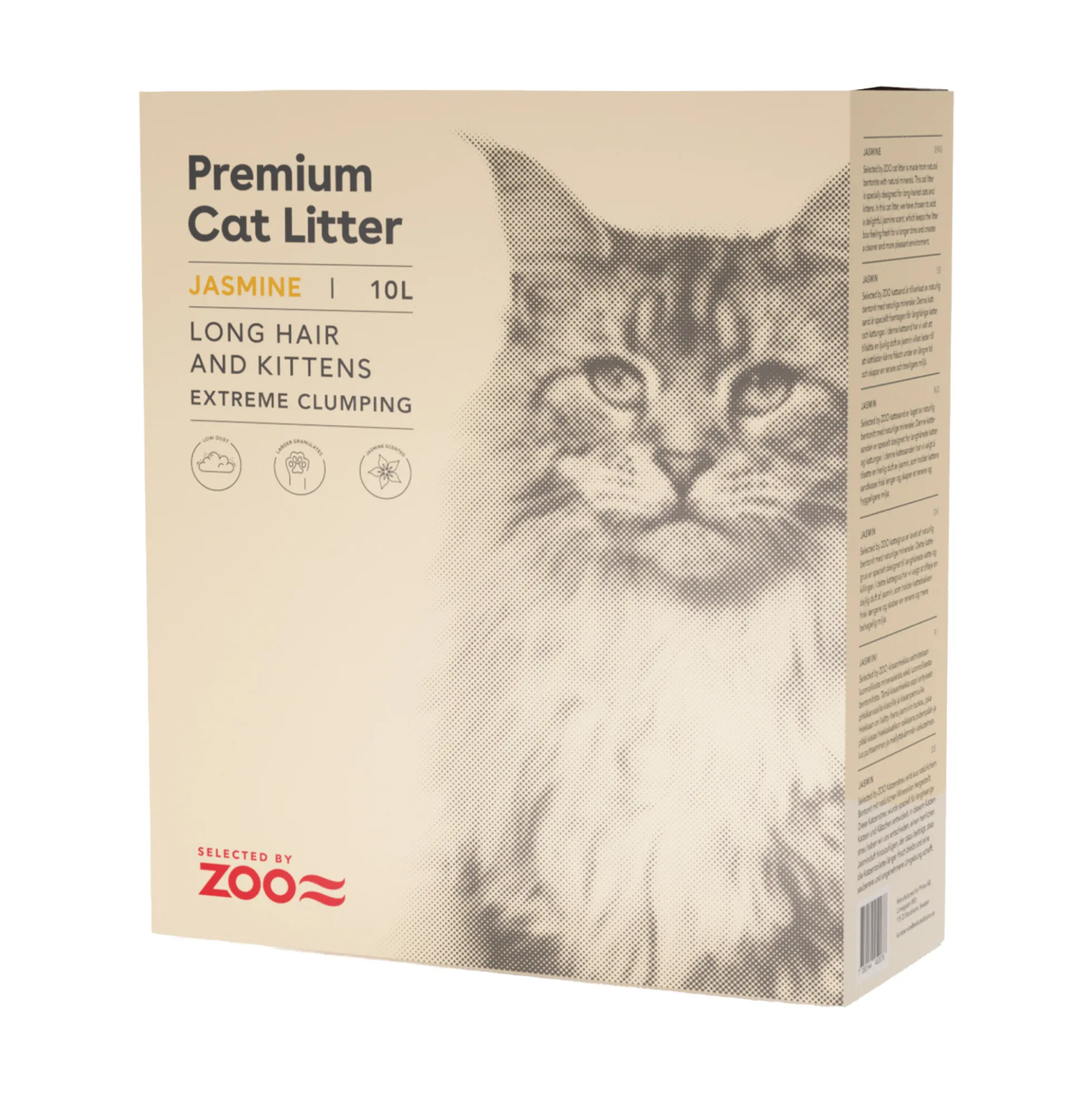 Selected by ZOO Premium Cat Litter Jasmin Long Hair & Kitten
