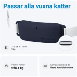 Tractive GPS för Katt Mini med Aktivitetsspårning