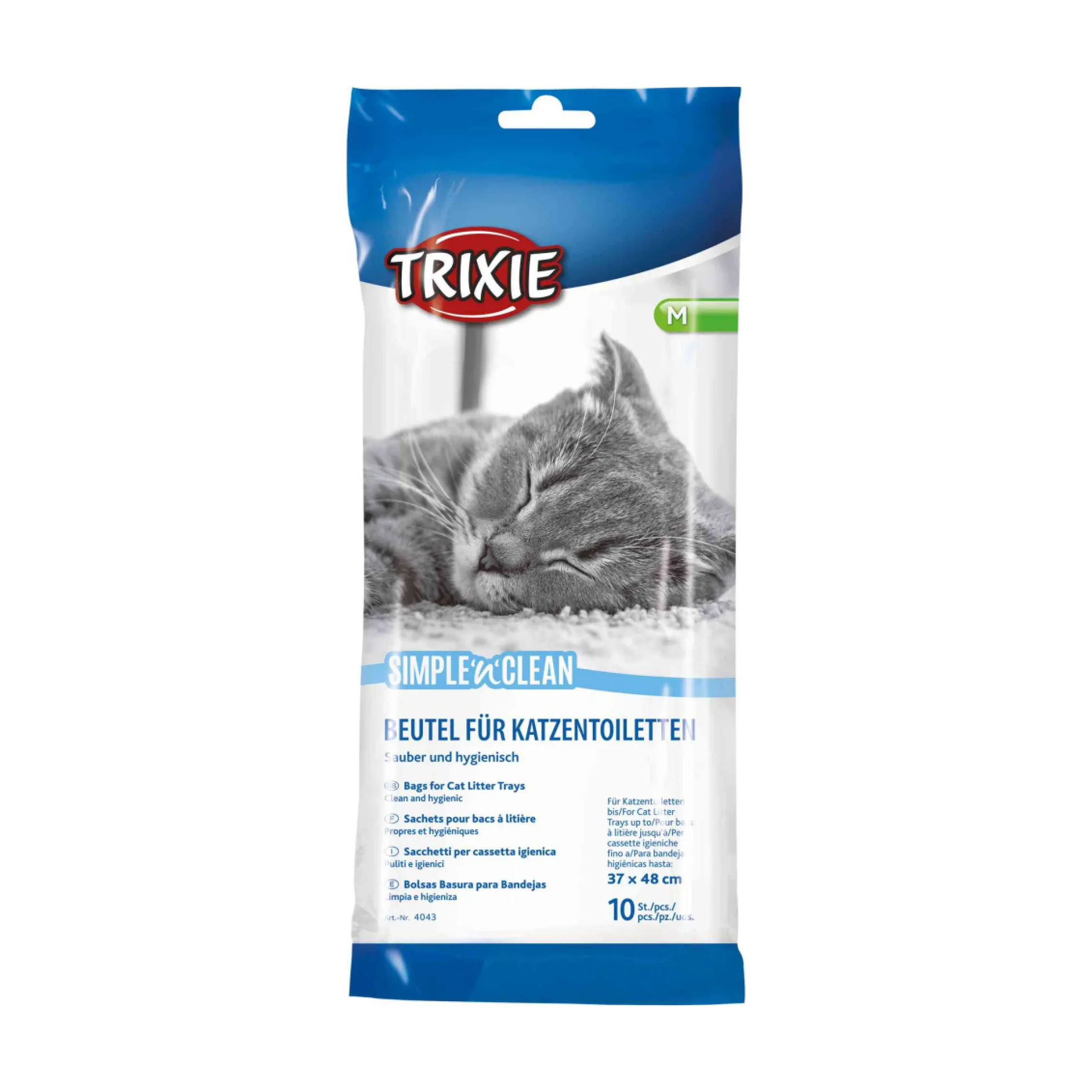 TRIXIE Simple'n'Clean Kattlådepåsar 10-pack