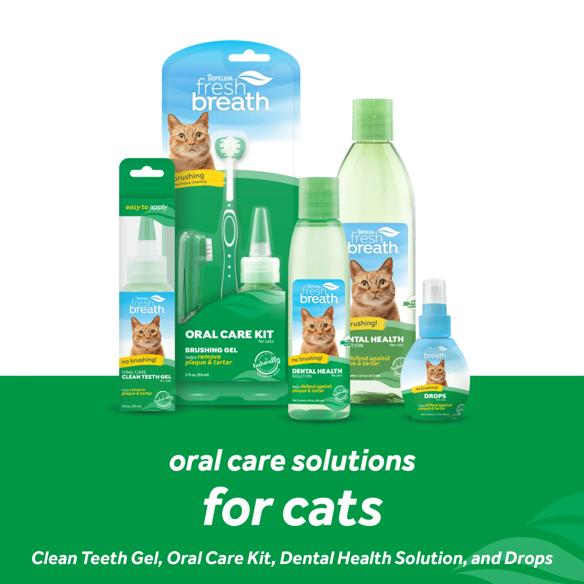TropiClean Clean Teeth Oral Care Gel för Katt
