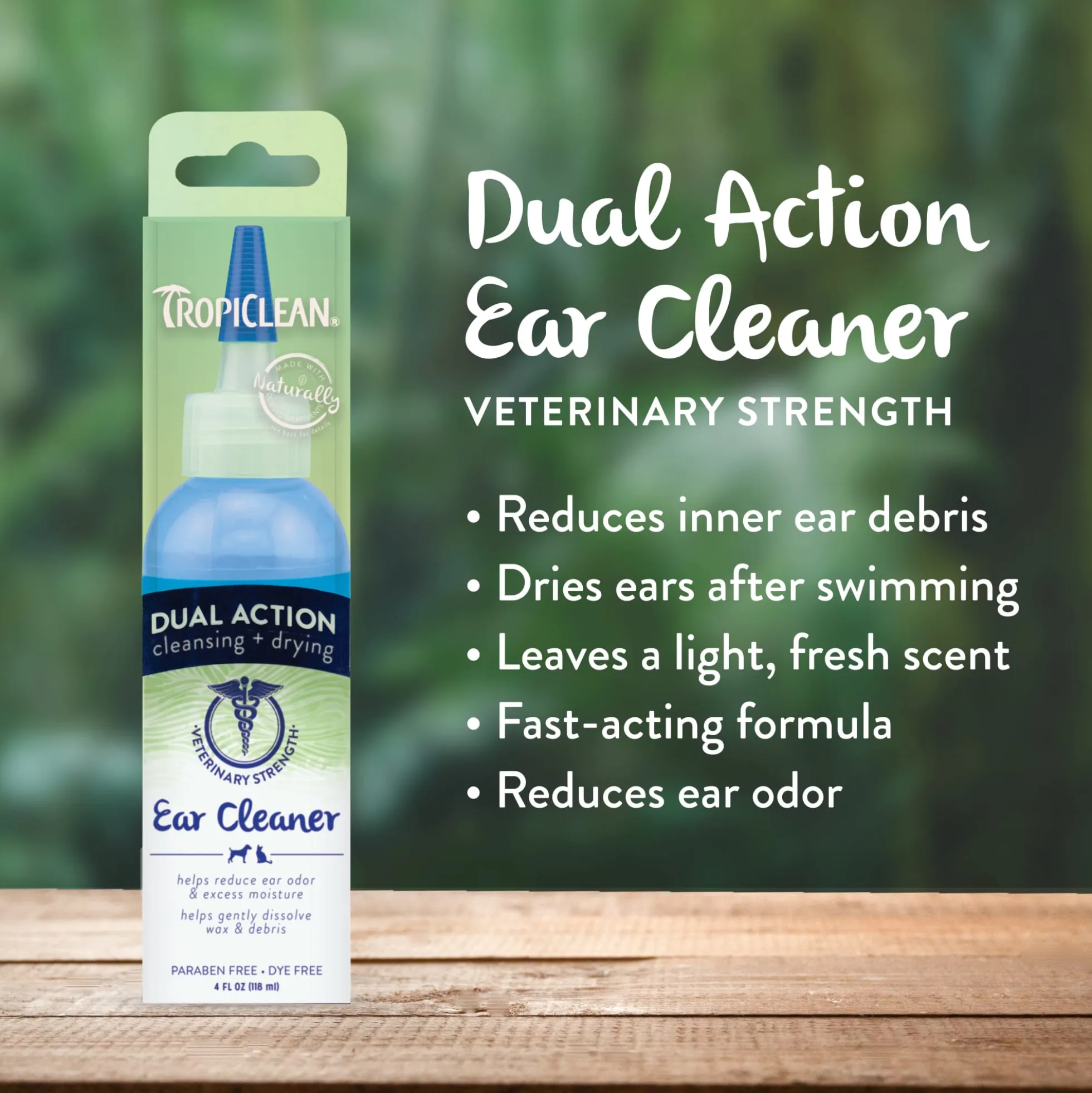 Tropiclean Dual Action Ear Cleaner