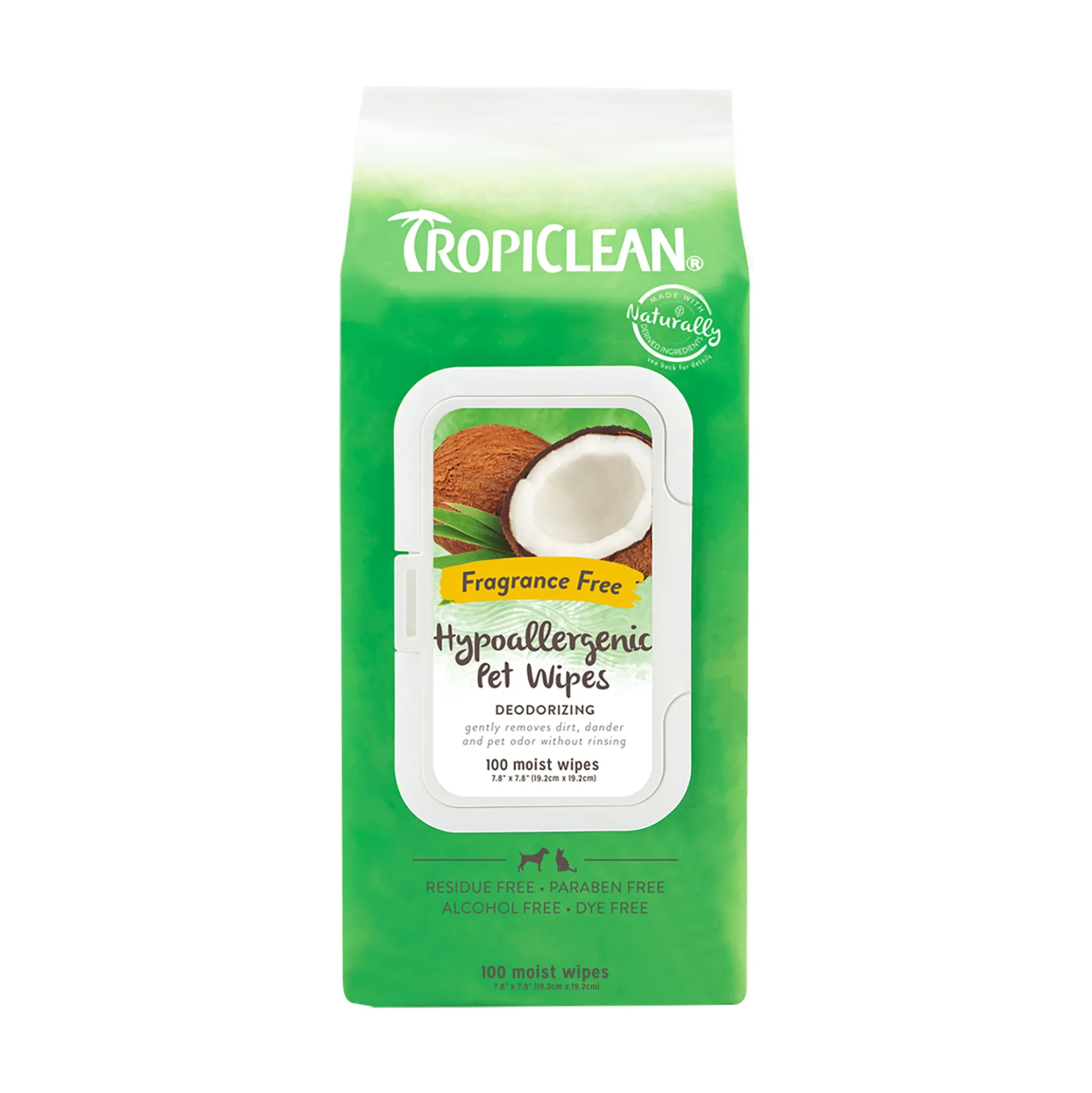 TropiClean Hypo Allergenic Wipes