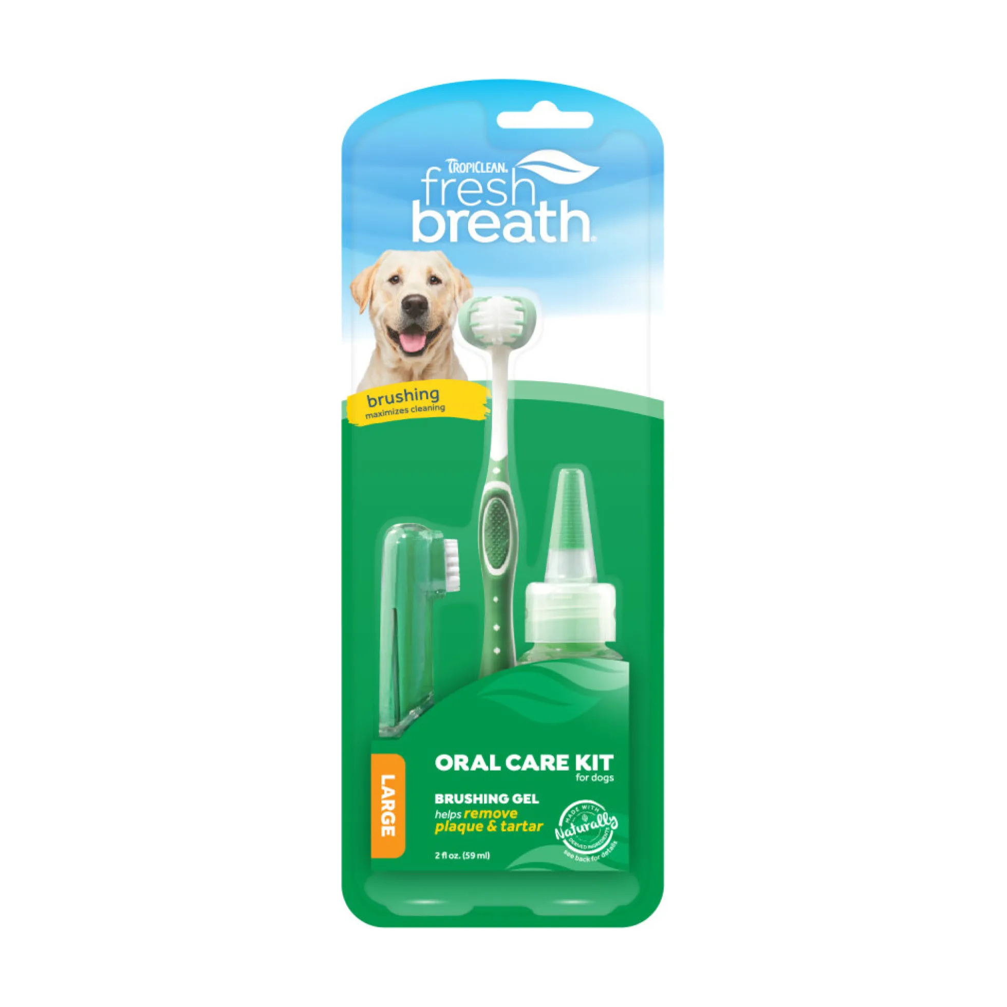 TropiClean Oral Care Kit för Stor Hund