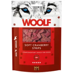 WOOLF Classics Soft Cranberry strips
