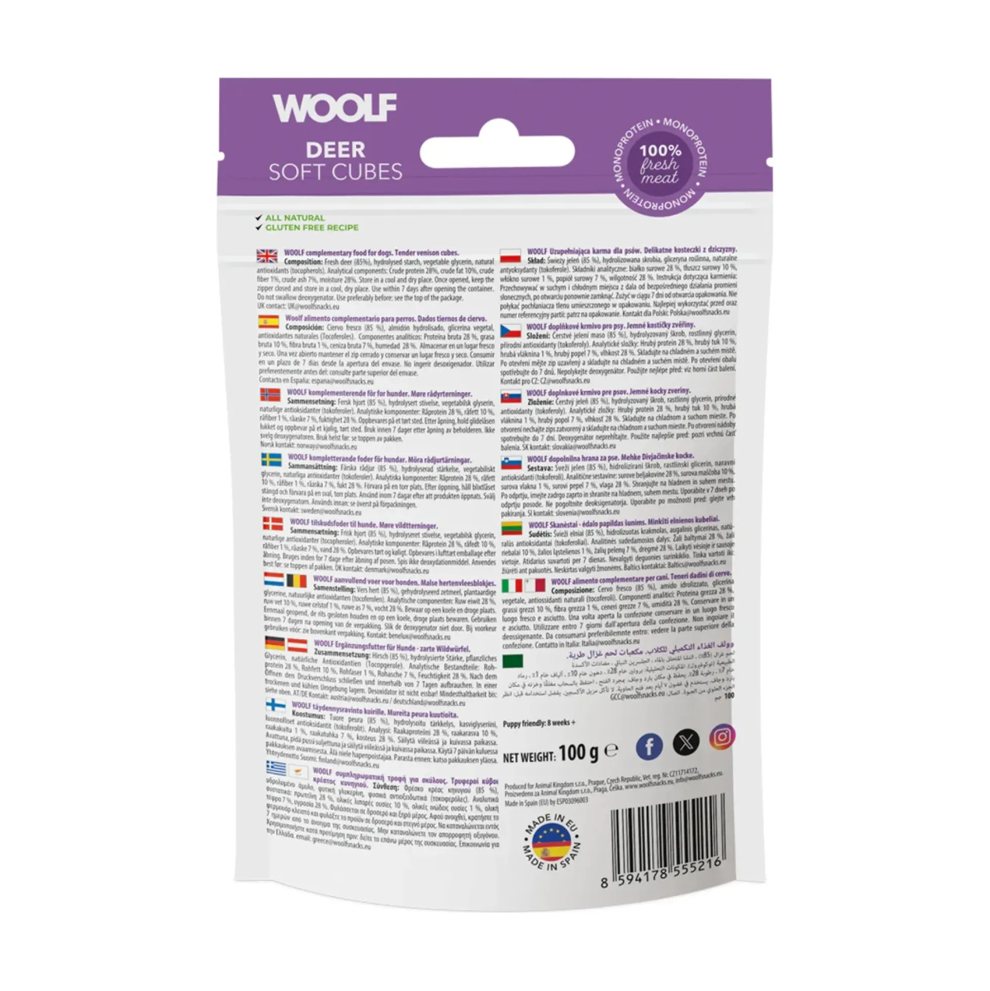 WOOLF Soft Cubes Deer