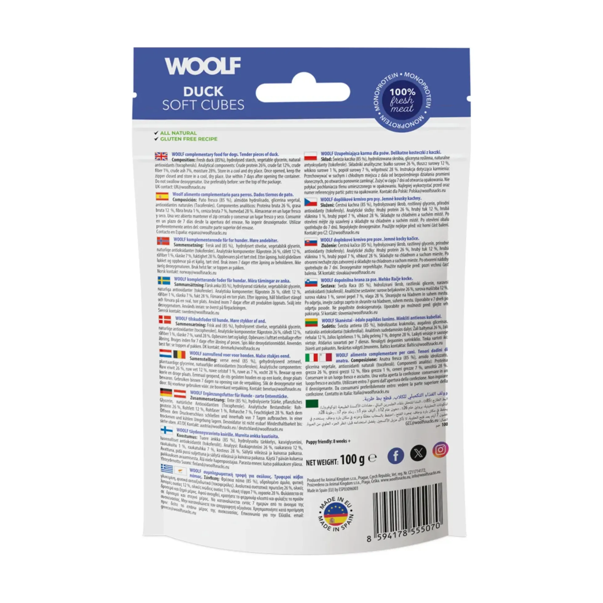 WOOLF Soft Cubes Duck