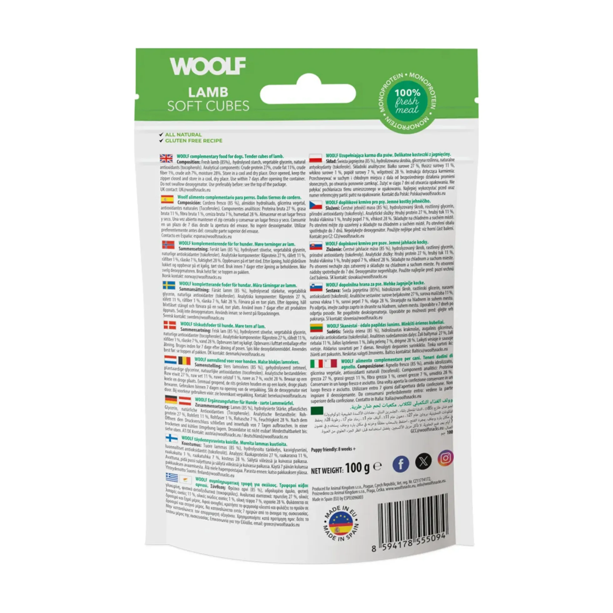 WOOLF Soft Cubes Lamb