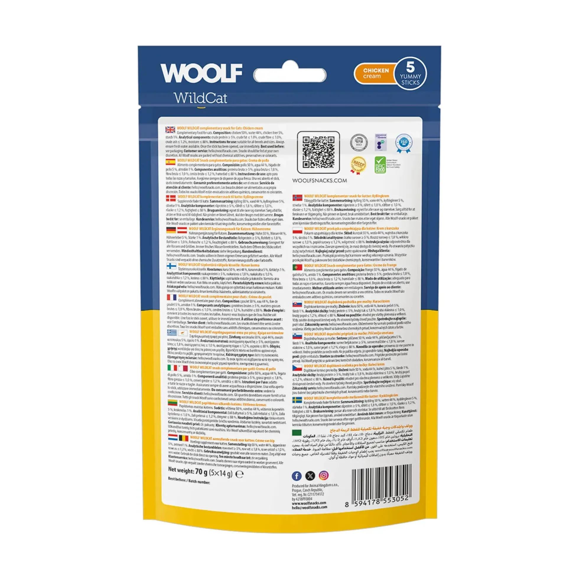 WOOLF Wildcat Cream Chicken